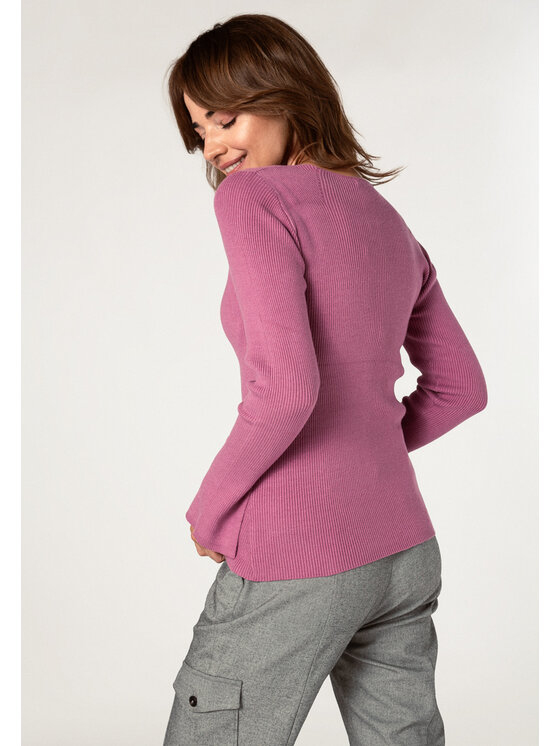 QUIOSQUE QUIOSQUE Sveter 6TR001 Ružová Regular Fit