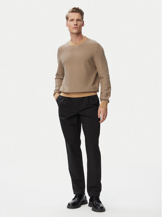 BOSS BOSS Светр H-Lofranco 50565565 Бежевий Regular Fit