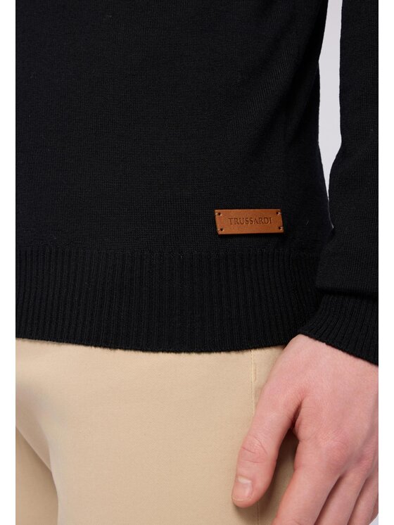 Trussardi Trussardi Cardigan M0068000008N033 Nero Regular Fit