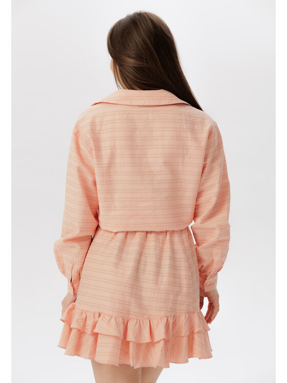 LAURELLA LAURELLA Každodenní šaty 4SS098 Oranžová Regular Fit