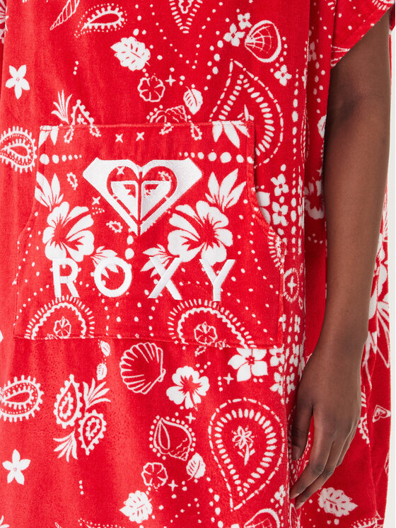 Roxy Roxy Pončo Stay Magical ERJAA04433 Crvena Regular Fit