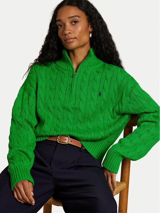 Polo Ralph Lauren Polo Ralph Lauren Megztinis 211963467500 Žalia Relaxed Fit
