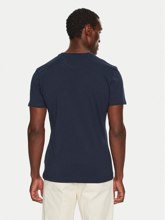 La Martina La Martina T-shirt ZMR007 JS206 Tamnoplava Regular Fit