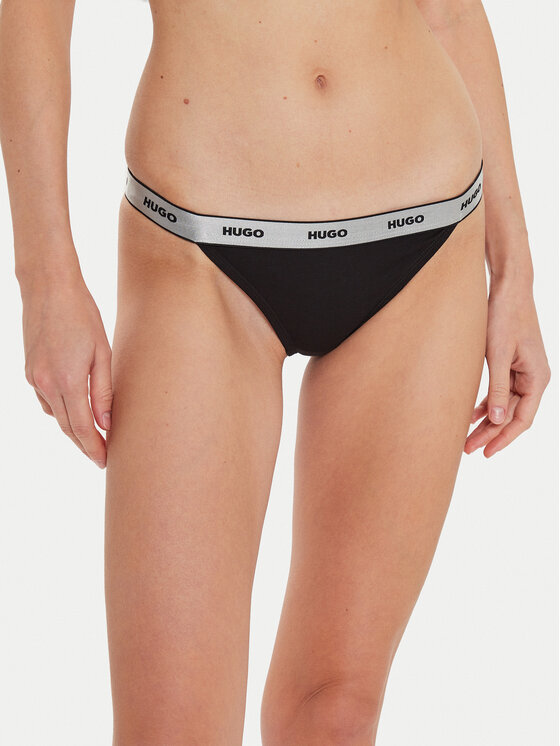 HUGO Hugo 3 db tanga 50527212 Fekete