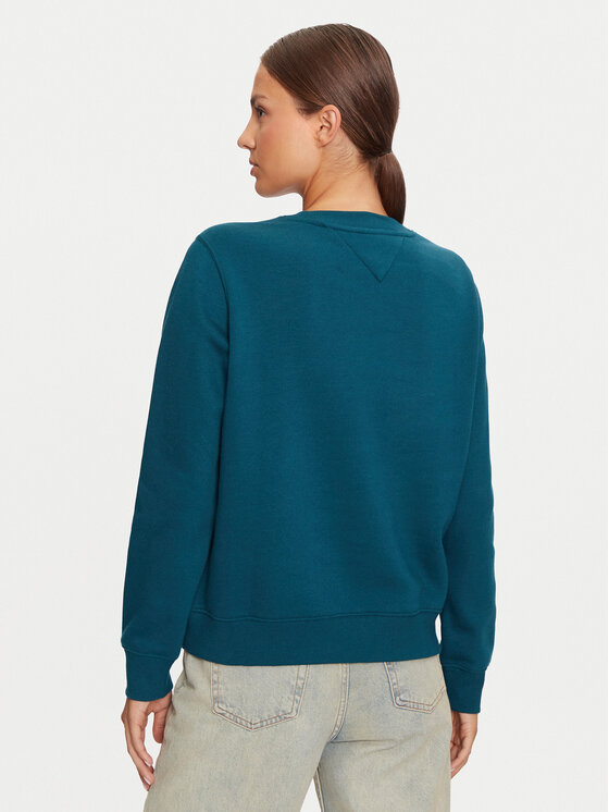 Tommy Jeans Tommy Jeans Суитшърт DW0DW19959 Зелен Regular Fit
