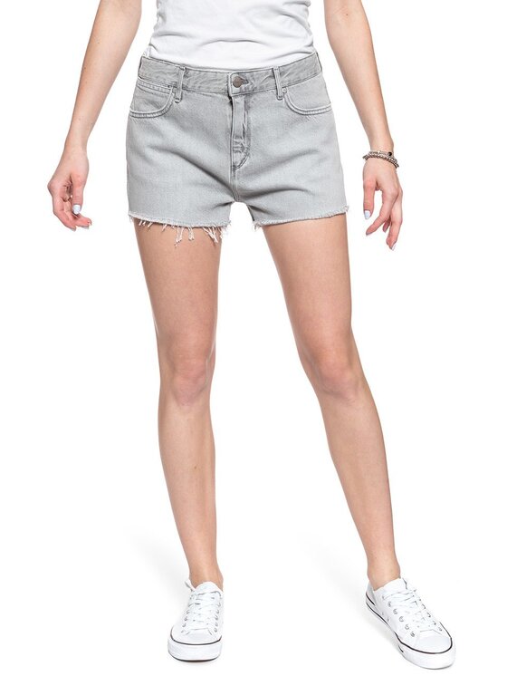 Wrangler Wrangler Pantaloncini di jeans BOYFRIEND Grigio Slim Fit