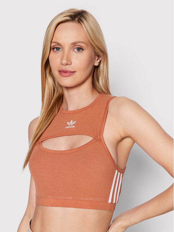 Top adicolor Classics HM2118 Arancione Slim Fit