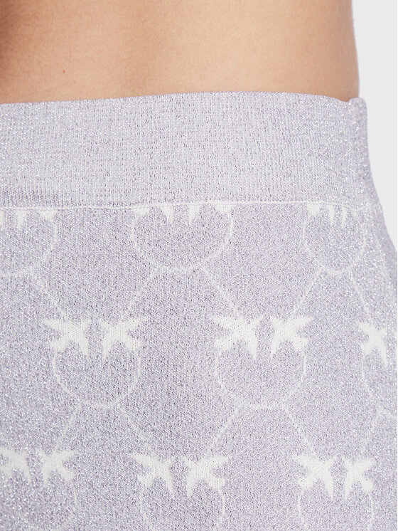 PINKO Pinko Mini sukňa Galeotto 100216 A0IT Fialová Slim Fit