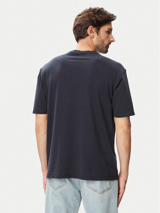 Guess Guess T-Shirt 182885 Modrá Classic Fit