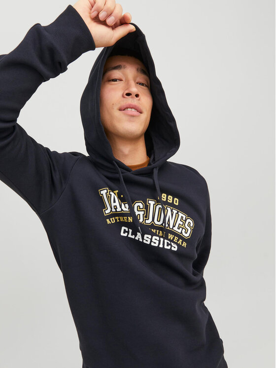 Jack&Jones Jack&Jones Jopa Logo 12233597 Mornarsko modra Standard Fit