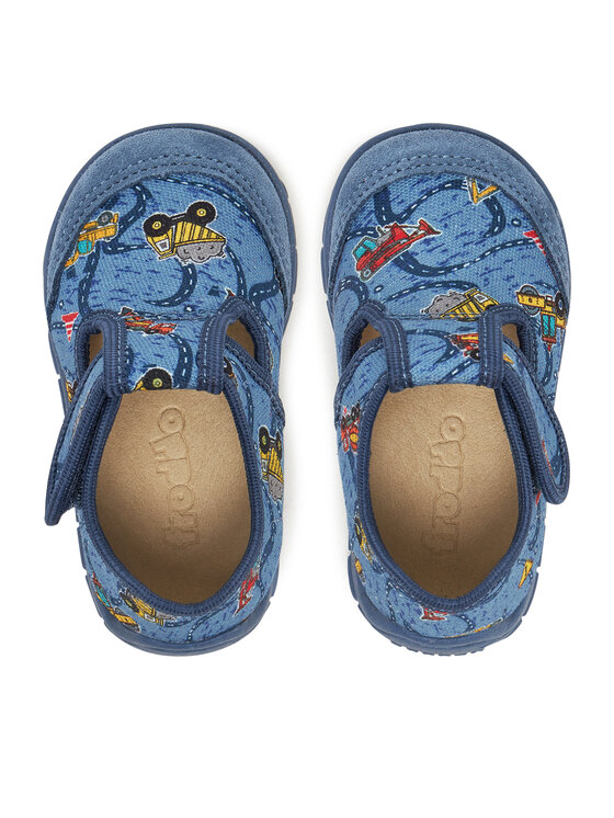 Froddo Papuci de casă Classic Slippers G1700411-1 M Albastru