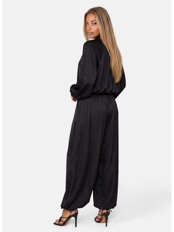 Agatha Studio Agatha Studio Komplet bluzka i spodnie A26LS-KA-K55 Czarny Oversize