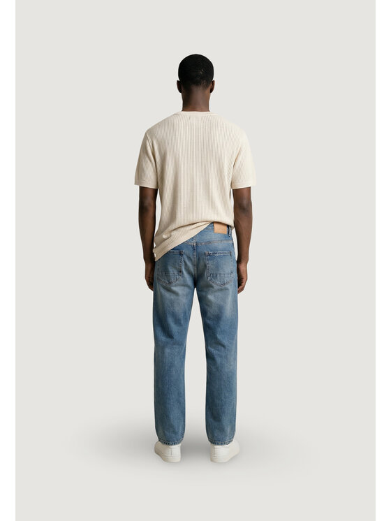 Antony Morato Antony Morato Maglione REGULAR FIT WITH MATT FOAM LOGO PRINT Bianco Regular Fit