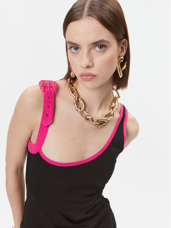 Versace Jeans Couture Versace Jeans Couture Hétköznapi ruha 75HAO976 Fekete Slim Fit