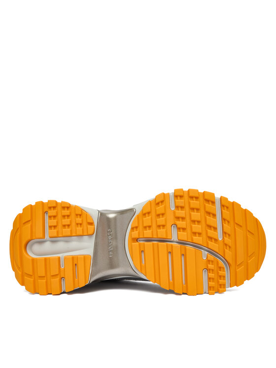 Calvin Klein Calvin Klein Laisvalaikio batai Hike Runner Lace Up Pearl Ny YW0YW02043 Sidabrinė