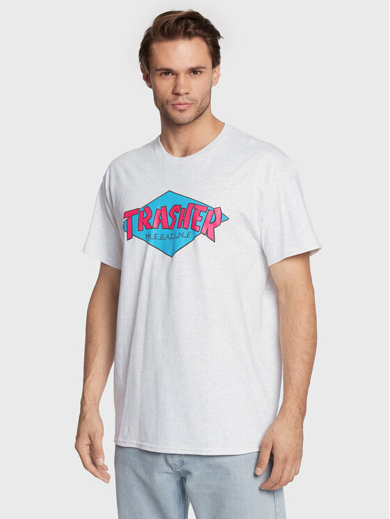 Thrasher T-shirt Trasher Siva Regular Fit