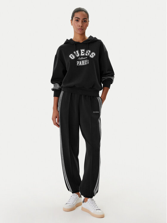 Guess Guess Sweatshirt V6RQ02 KCAY2 Schwarz Regular Fit