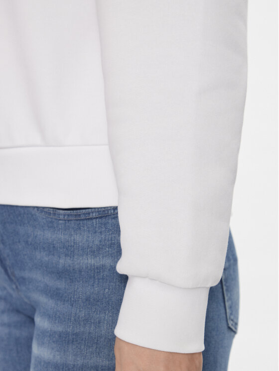 Guess Guess Μπλούζα W4RQ15 K9Z21 Λευκό Regular Fit