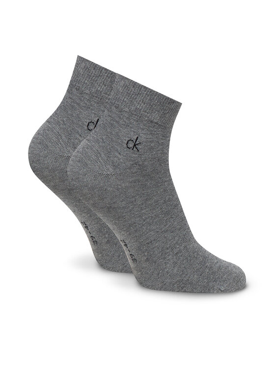 Calvin Klein Calvin Klein Set 3 parov moških nizkih nogavic 701234209 Siva