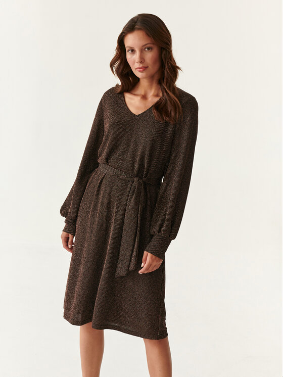 Tatuum Tatuum Sukienka koktajlowa Industi T2224.193 Brązowy Relaxed Fit