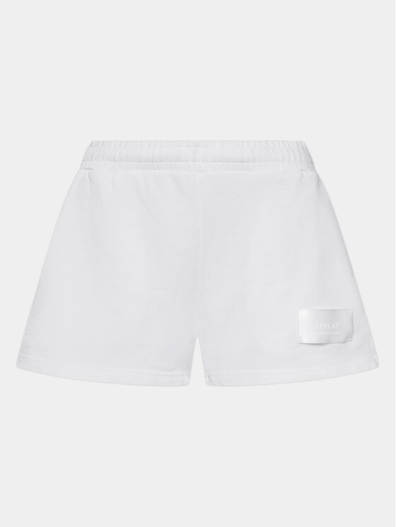 REPLAY Replay Pantaloni scurți sport W8047B.000.23650P Alb Regular Fit