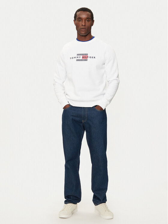 Tommy Hilfiger Tommy Hilfiger Felpa MW0MW35541 Bianco Regular Fit