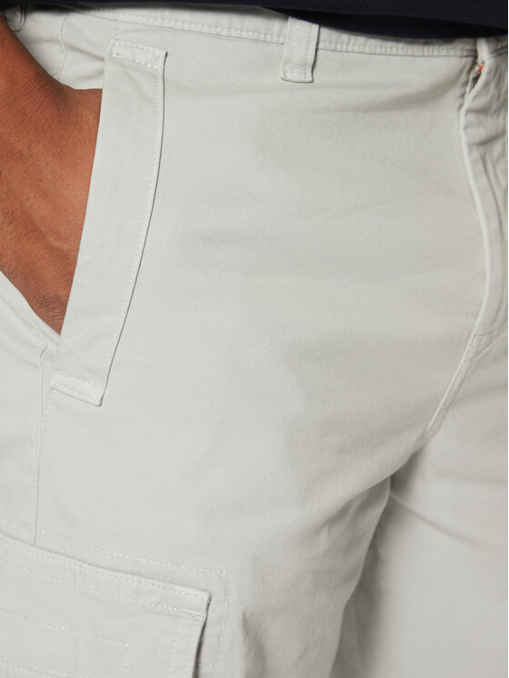 BOSS BOSS Kalhoty z materiálu Sisla-7 50523149 Šedá Regular Fit