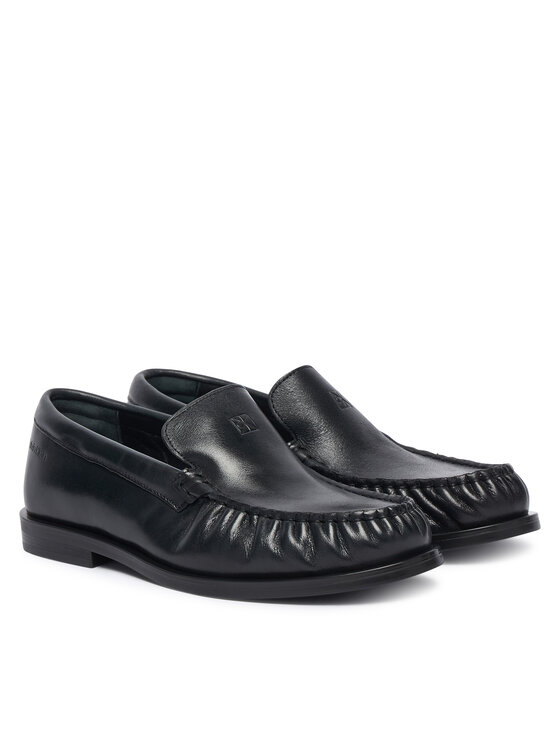 Calvin Klein Calvin Klein Mokasíny Round Essential Loafer Lth HW0HW03195 Černá