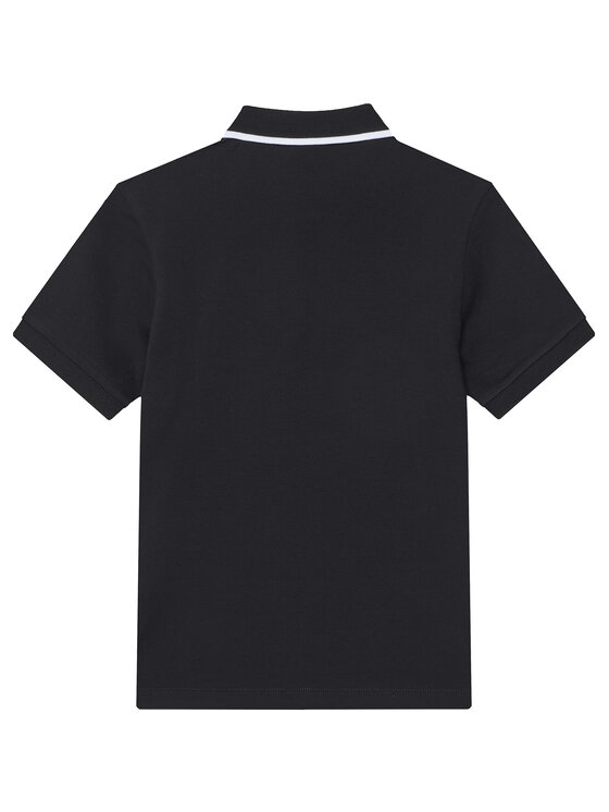 EA7 Emporio Armani EA7 Emporio Armani Тениска с яка и копчета 7B000023 AF12901 UC001 Черен Regular Fit