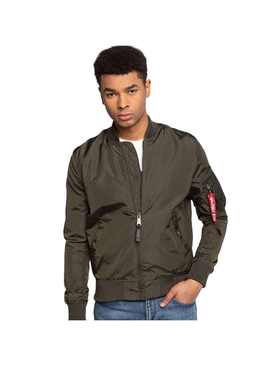 Alpha Industries Alpha Industries Kurtka przejściowa Ma-1 TT Khaki Classic Fit