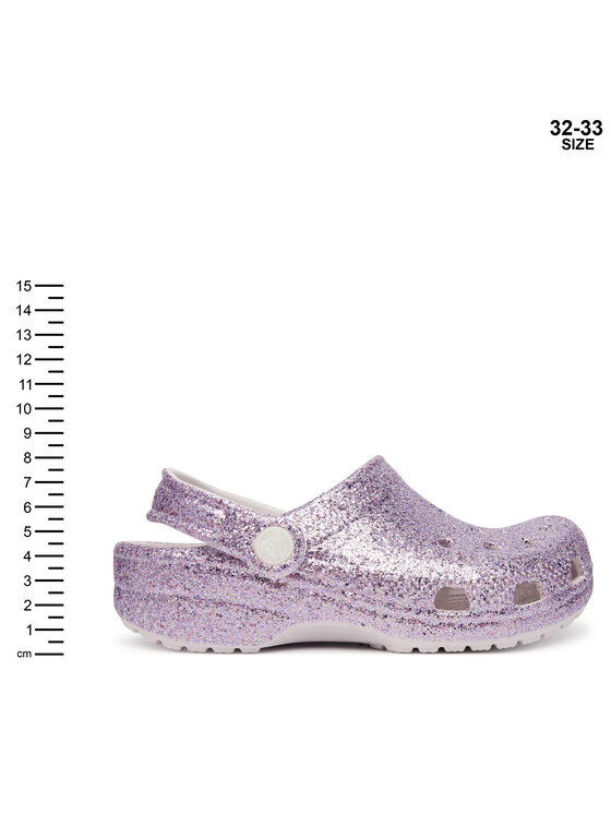 Crocs Crocs Ciabatte Classic Chunky Glitter Clog K 211939 Viola