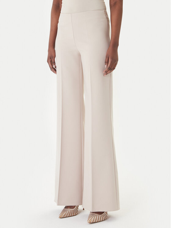 Rinascimento Palazzo nadrágok CFC0127878003 Bézs Wide Leg