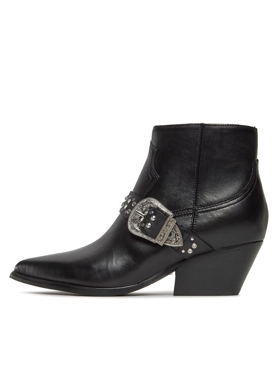 Guess Guess Μποτάκια Hermine FL7HRM LEA10 Μαύρο