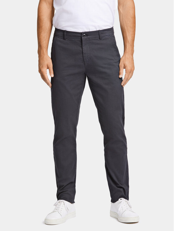 Lindbergh Lindbergh Chino kalhoty 30-005044 Černá Slim Fit