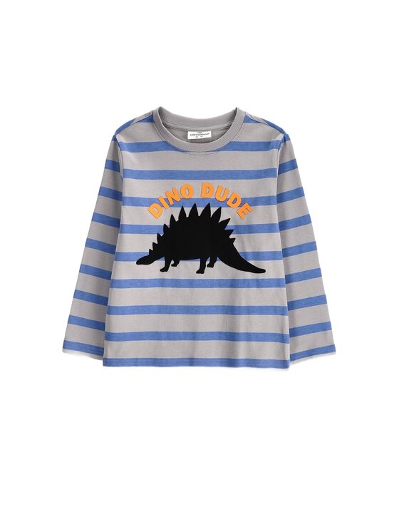 Coccodrillo Coccodrillo Longsleeve ZC6143101WBK-019 Szary Regular Fit