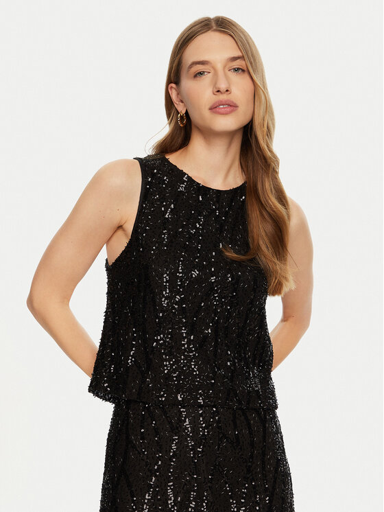 Imperial Imperial Marškinėliai R9990034S Juoda Regular Fit