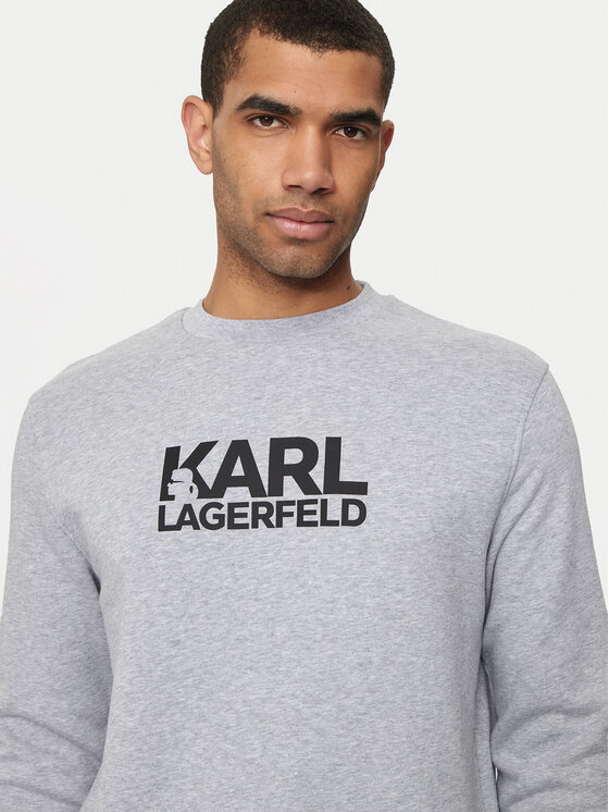 KARL LAGERFELD KARL LAGERFELD Bluza 705091 Szary Regular Fit