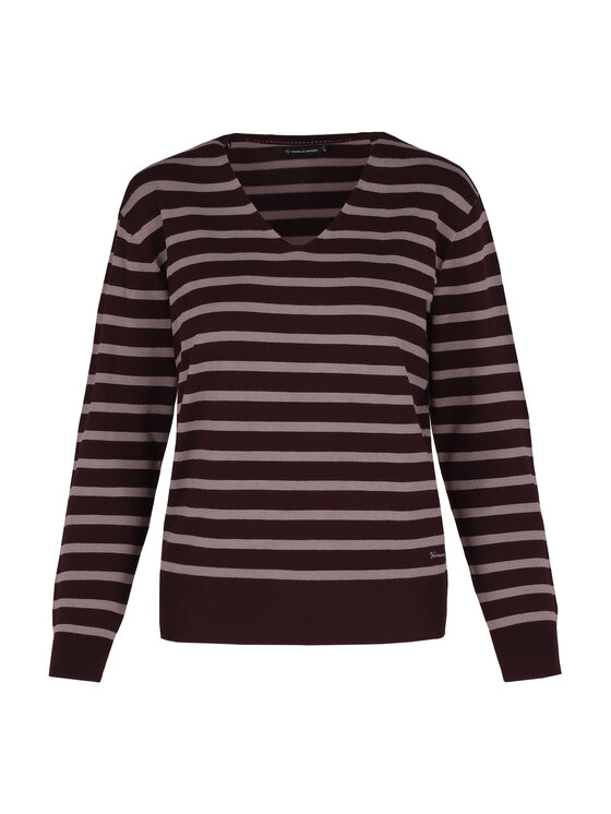 Volcano Volcano Sweter S-TOLA Fioletowy Regular Fit