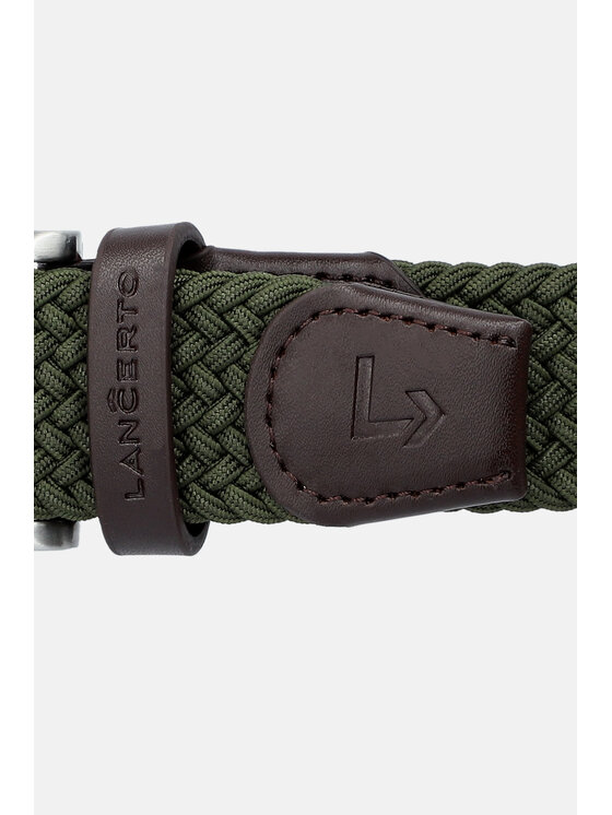 Lancerto Lancerto Pasek Męski Pleat PS090124000028 Zielony