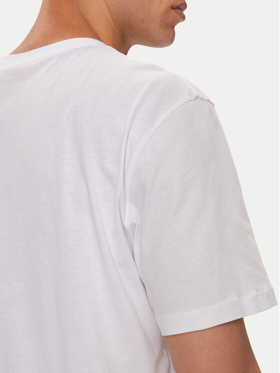 HUGO Hugo Marškinėliai Dikobra 50519013 Balta Regular Fit
