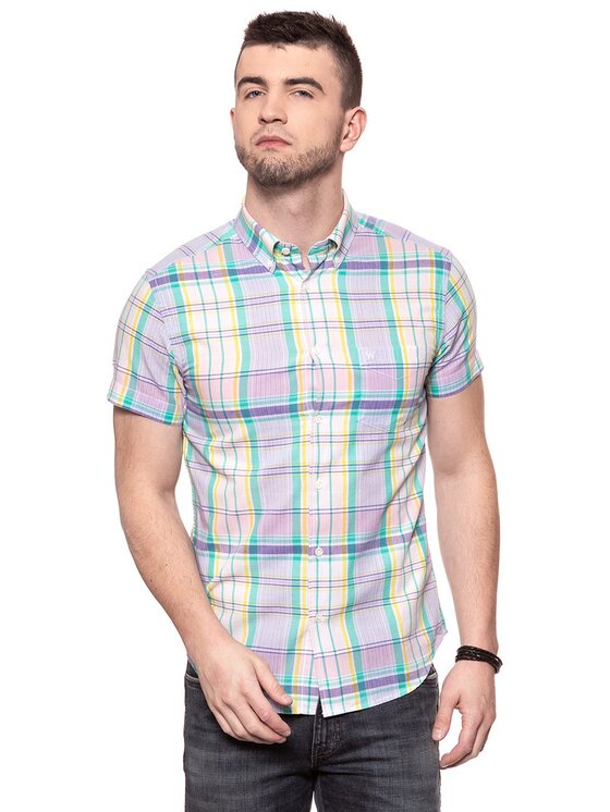 Wrangler Wrangler Camicia BUTTON DOWN Rosa Slim Fit