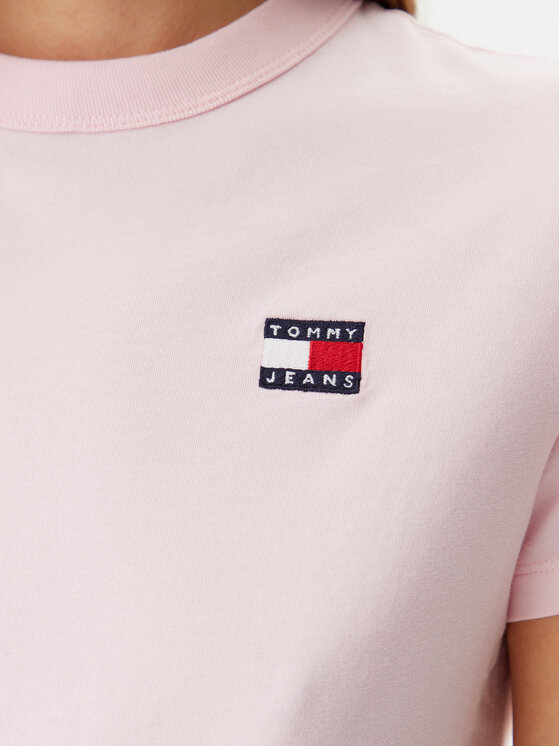 Tommy Jeans Tommy Jeans Тишърт DW0DW20153 Розов Regular Fit