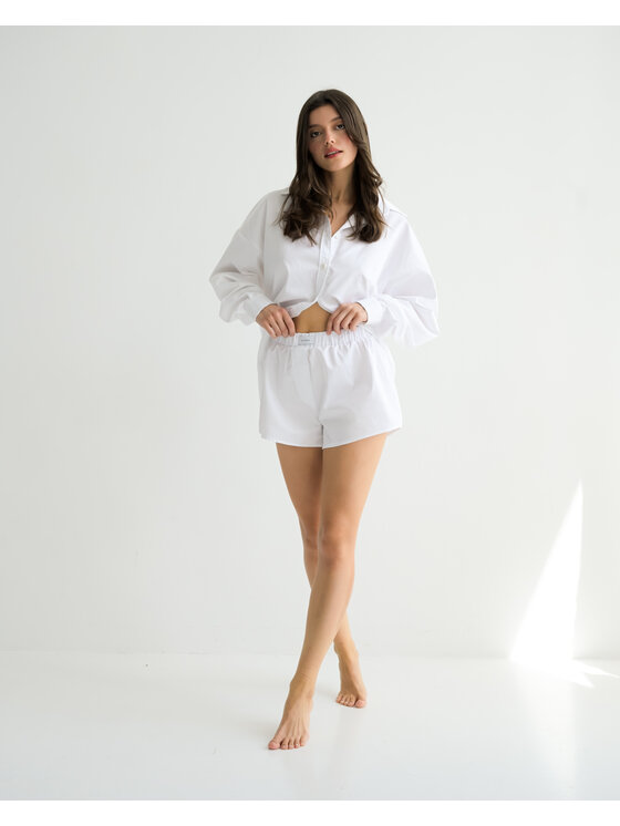 Le Songe Le Songe Bokserki BOKSERKI Biały Regular Fit