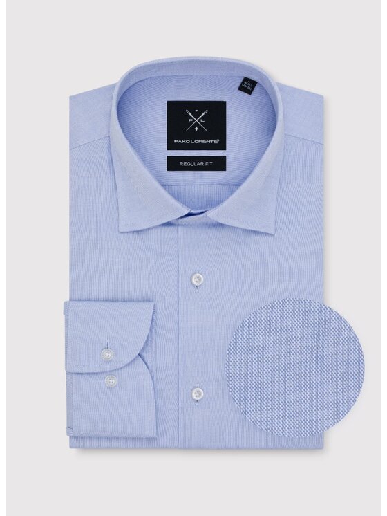 Pako Lorente Pako Lorente Koszula P000B-1X-009 Niebieski Regular Fit