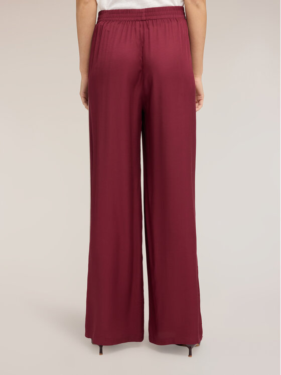 Motivi Motivi Pantaloni di tessuto P016W200863N036 Bordeaux Over Fit