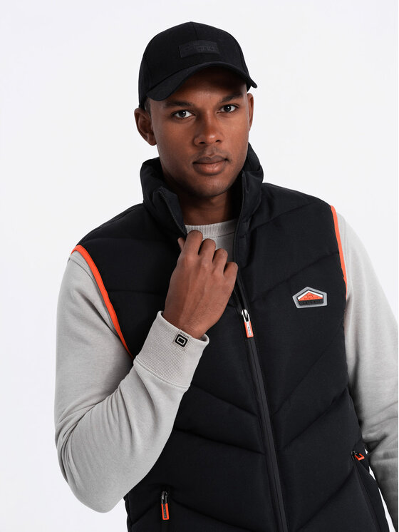 Ombre Ombre Vesta OM-JAVJ-0210 Černá Regular Fit