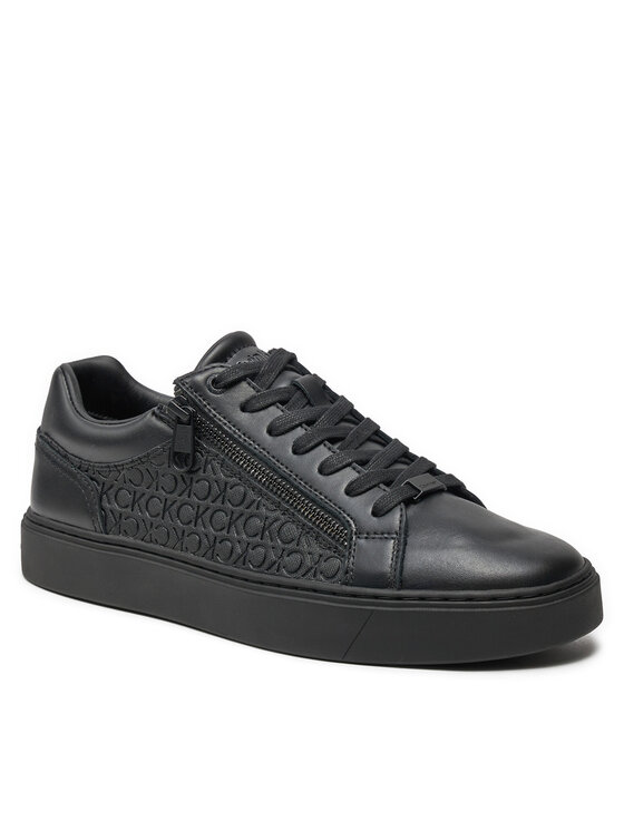 Calvin Klein Sneakersy Low Top Lace Up W/ Zip Mono