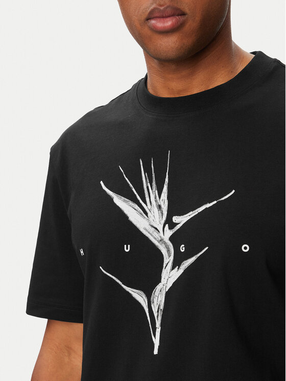 HUGO HUGO T-shirt Darise 50563436 Crna Relaxed Fit
