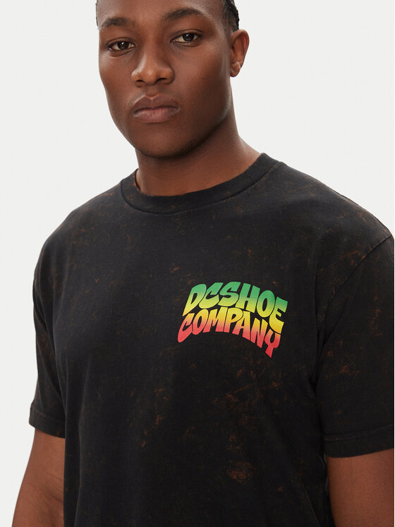 DC DC T-Shirt ADYZT05450 Czarny Heritage Fit