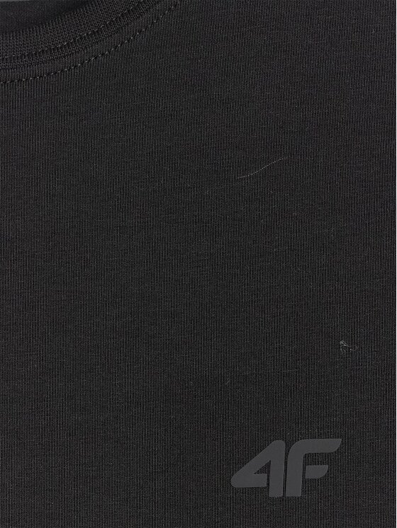 4F 4F T-shirt 4FWMM00TTSHF2255-20S Nero Slim Fit